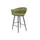 Taburete DKD Home Decor Negro Verde Terciopelo Metal 61 x 52 x 101 cm