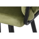 Taburete DKD Home Decor Negro Verde Terciopelo Metal 61 x 52 x 101 cm