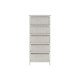 Cajonera DKD Home Decor Blanco Bambú Madera de Paulonia 42 x 32 x 98 cm
