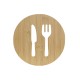 Table Mat DKD Home Decor Natural Bamboo 17,5 x 17,5 x 1 cm