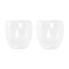 Set of glasses DKD Home Decor Transparent Crystal Borosilicate Glass 250 ml