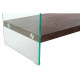 Estantería DKD Home Decor Marrón oscuro Cristal Nogal Madera MDF 80 x 40 x 150 cm (1)