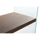 Estantería DKD Home Decor Marrón oscuro Cristal Nogal Madera MDF 80 x 40 x 150 cm (1)