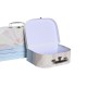 Juego de Cajas Decorativas DKD Home Decor Multicolor Metal Cartón 28 x 9,5 x 20 cm (2 Unidades)