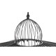 Pérgola DKD Home Decor Negro Hierro (304 x 304 x 332 cm)
