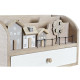 Organizador Multiusos DKD Home Decor Natural Casas MDF (28 x 11,5 x 15 cm)