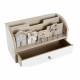 Organizador Multiusos DKD Home Decor Natural Casas MDF (28 x 11,5 x 15 cm)