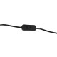 Lámpara de Pie DKD Home Decor Marrón Negro Metal Rafia 50 W 220 V 56 x 46 x 140 cm