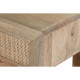 Mesita de Noche DKD Home Decor Marrón Natural Madera de mango 50 x 40 x 50 cm