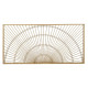 Headboard DKD Home Decor Brown Rattan (160 x 3 x 80 cm)