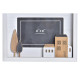 Photo frame DKD Home Decor Urban Crystal Wood Brown White Houses (22 x 3,5 x 17 cm)