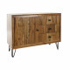 Aparador DKD Home Decor Marrón Negro Marrón claro Acacia 100 x 40 x 77 cm