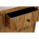 Aparador DKD Home Decor Marrón Negro Marrón claro Acacia 100 x 40 x 77 cm