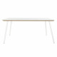 Table set with chairs DKD Home Decor Beige 78 cm 163 x 95 x 6 cm  