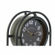 Table clock DKD Home Decor Crystal Black Iron (16.5 x 7 x 25 cm)