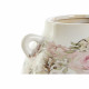 Vase DKD Home Decor Pink White Shabby Chic (21 x 20 x 16 cm)