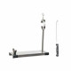 Stainless Steel Ham Stand (support for whole leg of ham) DKD Home Decor Black Stainless steel Silver (35 x 3 x 1 cm) (40 x 16.5 