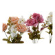 Flores Decorativas DKD Home Decor Polietileno Hierro (4 pcs) (17 x 17 x 44 cm)