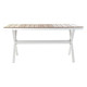 Mesa de Comedor DKD Home Decor Resina Aluminio 160 x 90 x 75 cm