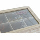 Caja para Infusiones DKD Home Decor Cristal MDF (24 x 16,5 x 7 cm)