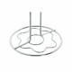 Portarrollos de Papel Higiénico DKD Home Decor Plata Metal Cromado (14 x 14 x 55 cm)