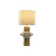 Desk lamp Home ESPRIT White Golden 50 W 220 V