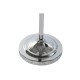 Floor Lamp Home ESPRIT White Silver 50 W 220 V 35 x 35 x 150 cm (3 Pieces)
