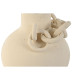 Vase Home ESPRIT White Ceramic Stoneware Modern 22 x 22 x 22 cm