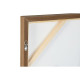 Painting Home ESPRIT Black Beige Flower Urban 75 x 4 x 100 cm (2 Units)