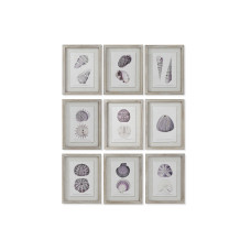 Painting Home ESPRIT Coral 35 x 2 x 45 cm (9Units)