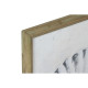 Cuadro Home ESPRIT Gris Natural 50 x 2,5 x 60 cm (4 Unidades)