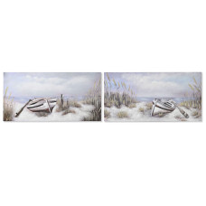 Painting Home ESPRIT Mediterranean 140 x 3 x 70 cm (2 Units)