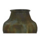 Jarrón Home ESPRIT Verde Metal 49 X 49 X 91 cm
