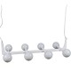 Ceiling Light Home ESPRIT White Metal Crystal 110 x 45 x 23 cm