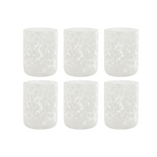 Set de Vasos Home ESPRIT Cristal Vintage 320 ml (6 Unidades)