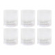 Set of glasses Home ESPRIT Transparent Crystal With relief (6 Units)