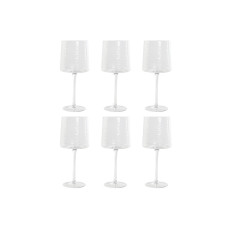 Set de Copas Home ESPRIT Transparente Cristal 9,6 x 9,6 x 22,5 cm (6 Unidades)