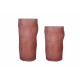 Jarrón Home ESPRIT Terracota Cristal Moderno 14 x 14 x 21 cm