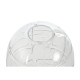 Vase Home ESPRIT Transparent Crystal Modern 12 x 12 x 17 cm