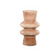 Jarrón Home ESPRIT Ambar Cristal Moderno 11,5 X 11,5 X 19,5 cm