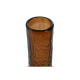 Vase Home ESPRIT Brown Crystal Modern 12,5 X 12,5 X 43,5 cm