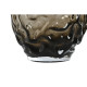 Vase Home ESPRIT Dark brown Crystal Modern 17 x 17 x 30 cm