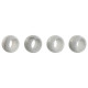 Napkin holder Home ESPRIT White Marble 4,8 x 4,8 x 3,3 cm 4 Pieces