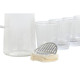Set de Vasos Home ESPRIT Transparente Polipropileno Vidrio de Borosilicato 245 ml