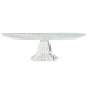 Plato Llano Home ESPRIT Transparente Cristal 31 x 31 x 9,5 cm