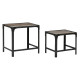 Juego de 2 mesas Home ESPRIT Natural 48 x 36 x 45 cm