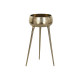 Macetero Home ESPRIT Dorado Aluminio Moderno 46 X 46 X 100 cm