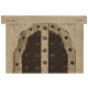 Decoración de Pared Home ESPRIT Beige Natural Ventana 45 X 5 X 51 cm