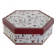 Bolas de Navidad Home ESPRIT Blanco Rojo PVC (7 Unidades)