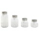 4 Tubs Home ESPRIT Blue White Metal Silicone Crystal Stoneware 800 ml 1 L 1,5 L 2,2 L 4 Pieces